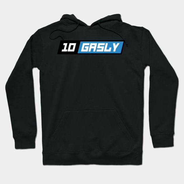 Pierre Gasly 10 F1 Driver Hoodie by petrolhead